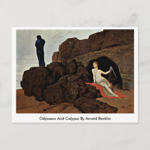Cartão Postal Odisseu E Calypso Por Arnold Bocklin