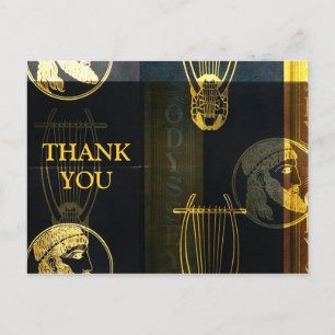 Cartão Postal Odissey Holgaart, de Homer, obrigado Cartão-postal