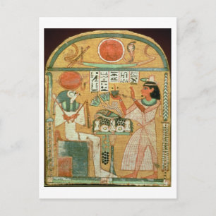 Cartão Postal Ofenmut Offering to Osiris, Stele of Ofenmut de