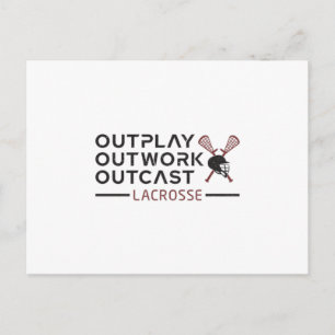 Cartão Postal Oferta de Lax de Outcast Outplay do Jogador de Lac