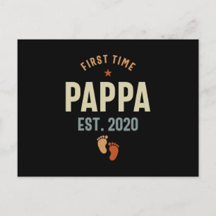 Cartão Postal Oferta De Pai Pappa Est 2020 Pela Primeira Vez