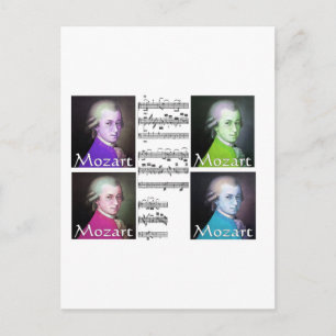 Cartão Postal Ofertas de Amantes de Mozart