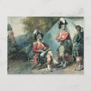 Cartão Postal Oficiais do 79º Highlanders