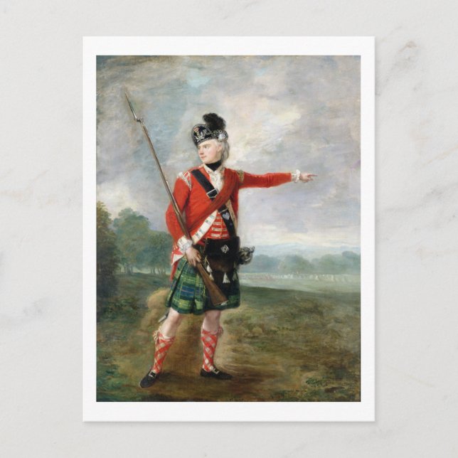 Cartão Postal Oficial da Companhia Luz do 73º Highla (Frente)