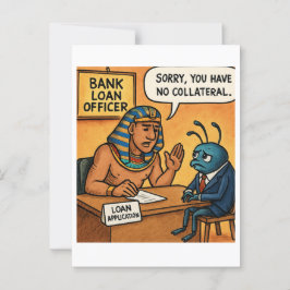 Cartão Postal Oficial egípcio de empréstimos engraçado | Rejeiçã