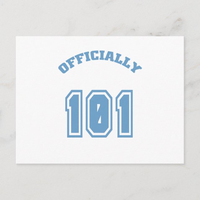 Cartão Postal Oficialmente 101 (Frente)