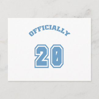 Cartão Postal Oficialmente 20
