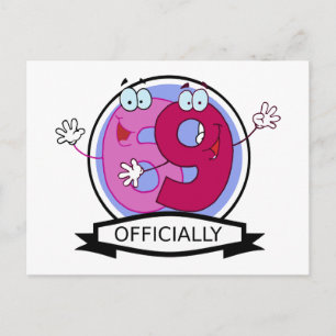 Cartão Postal Oficialmente 69 Banner de Aniversário