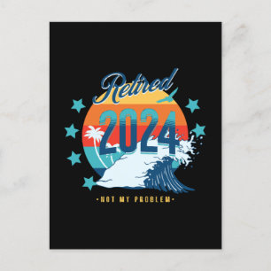 Cartão Postal Oficialmente Aposentado 2024