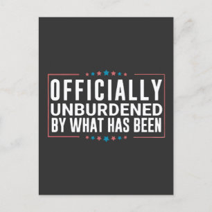 Cartão Postal Oficialmente desembolsado pelo que foi Trump