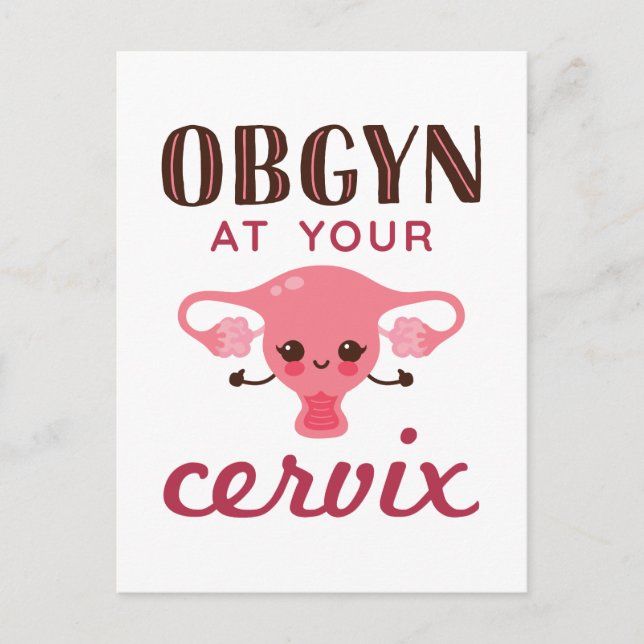 Cartão Postal OGBYN No Seu Cervix (Frente)