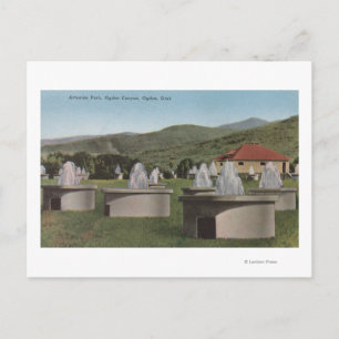 Cartão Postal Ogden, UtahView do Artesian ParkOgden, Utah