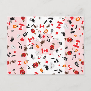 Cartão Postal Oh Canadá - pelo que o Canadá é famoso