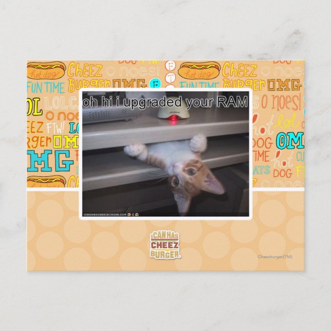 Cartão Postal oh oi eu atualizei sua RAM (Frente)