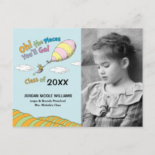 Cartão Postal Oh, Os Lugares Que Você Vai! Anúncio de gradaç