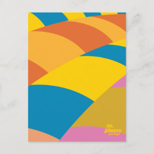 Cartão Postal Oh, Os Lugares Que Você Vai! Bandeiras Coloridas