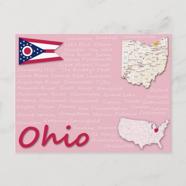 Cartão postal "Ohio" (Frente)