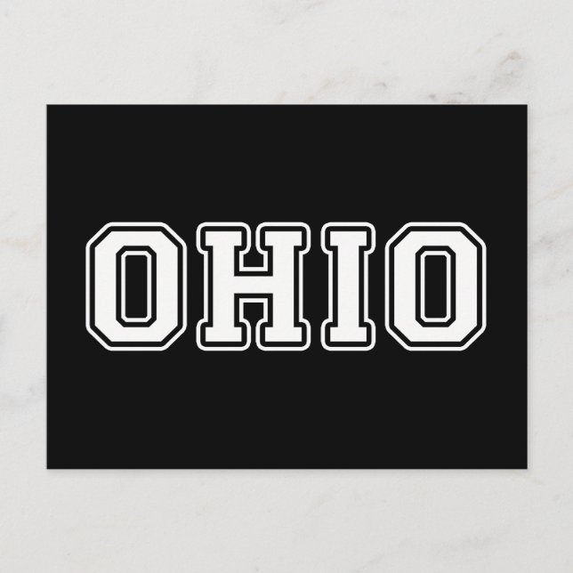 Cartão Postal Ohio (Frente)