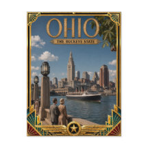 Ohio Arte Deco Antigo Vintage