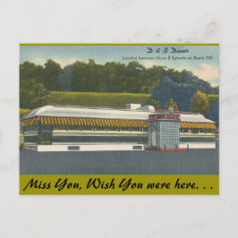 Cartão Postal Ohio, D&B Diner, Akron-Ephrata