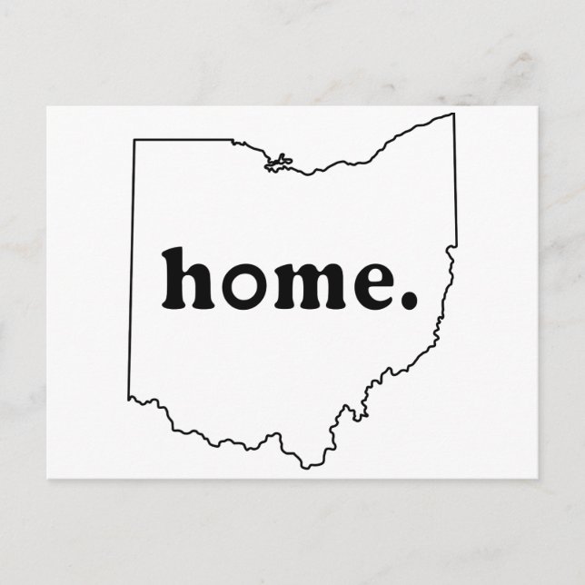 Cartão Postal Ohio Home (Frente)