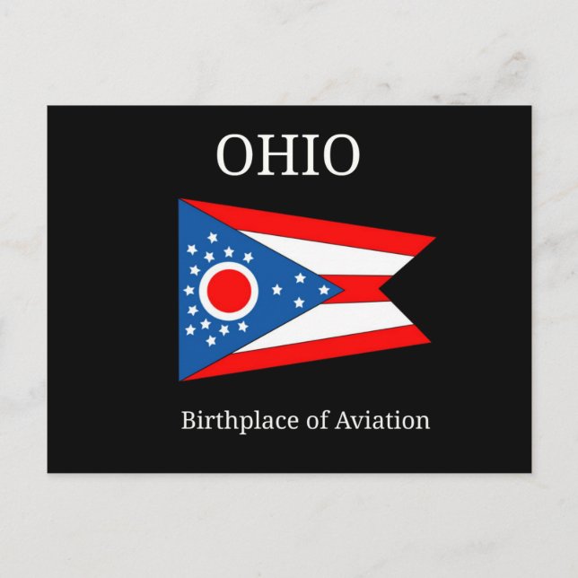 Cartão Postal Ohio: Local da Aviação (Frente)