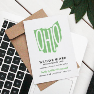 Cartão Postal OHIO Mudámos o novo endereço Novo lar