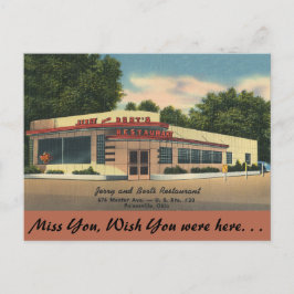 Cartão Postal Ohio, Restaurante de Jerry & Bert, Painesville