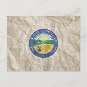 Cartão Postal Ohio State Seal