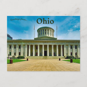 Cartão Postal Ohio Statehouse em Columbus Ohio