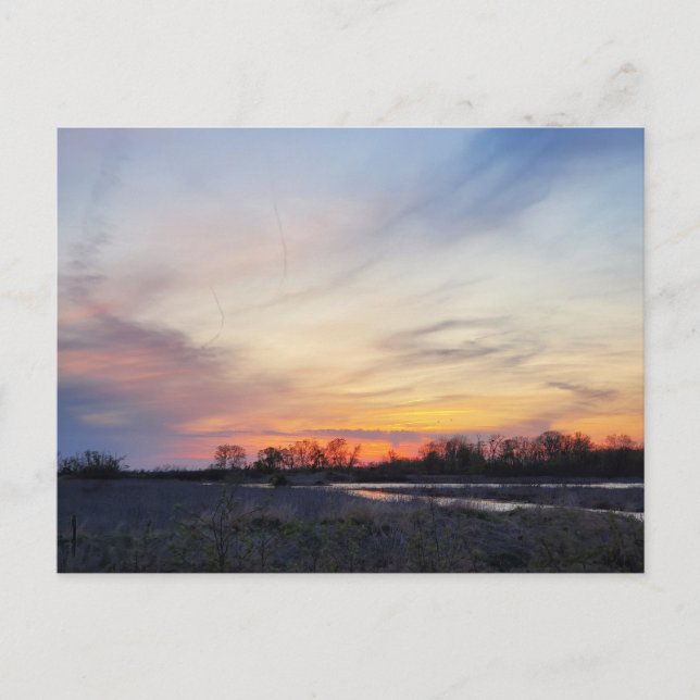 Cartão Postal Ohio Sunset (Frente)
