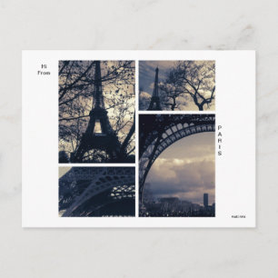 Cartão Postal Oi De Paris