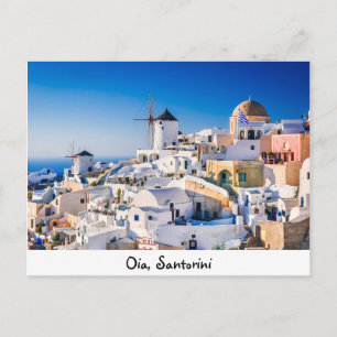 Cartão postal Oia Santorini