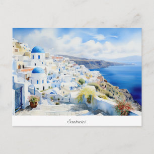 Cartão postal Oia Santorini