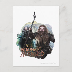 Cartão Postal Oin e Gloin