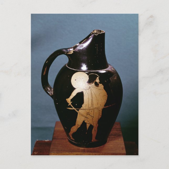 Cartão Postal Oinochoe-da-velha-vermelha (Frente)