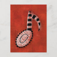 Oitava Nota Sobre Cartão-Postal Vermelho - Tema Mu