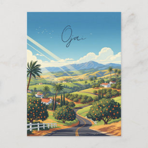 Cartão Postal Ojai California Viagem