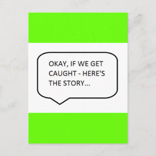 CARTÃO POSTAL OK, SE FOREMOS CAPTURADOS, AQUI ESTÁ A HISTÓRIA EN