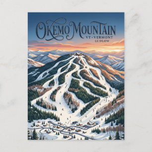 Cartão Postal Okemo Mountain Vermont