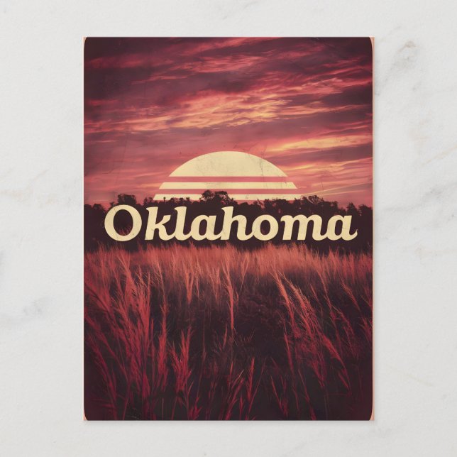 Cartão Postal Oklahoma (Frente)