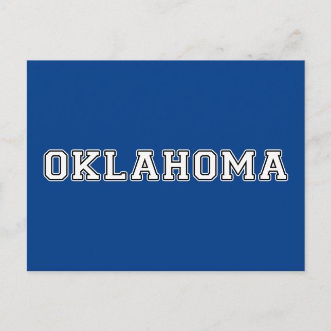 Cartão Postal Oklahoma (Frente)