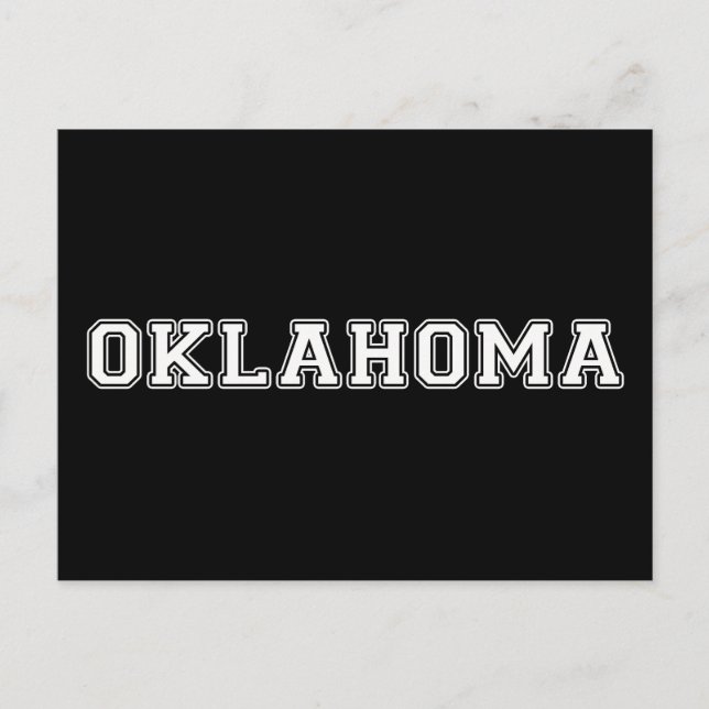 Cartão Postal Oklahoma (Frente)