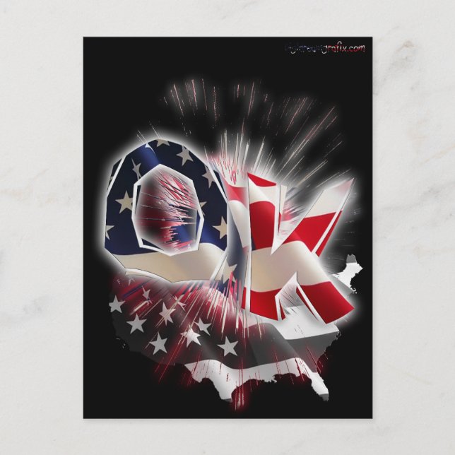 CARTÃO POSTAL OKLAHOMA (Frente)