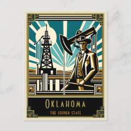 Cartão Postal Oklahoma | Art Deco