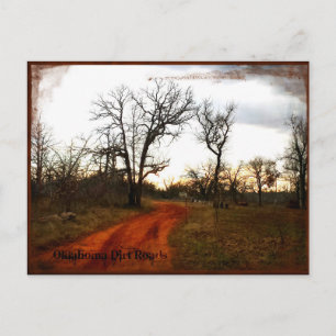 Cartão Postal Oklahoma Back Roads
