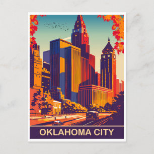 Cartão Postal Oklahoma City no outono, Viagem