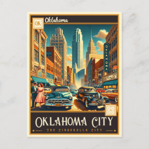 Cartão Postal Oklahoma City, Oklahoma Vintage