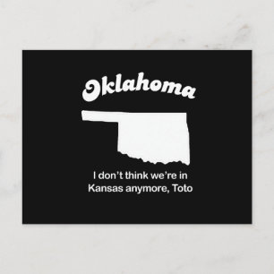 Cartão Postal Oklahoma - Eu não'não acho que nós're no