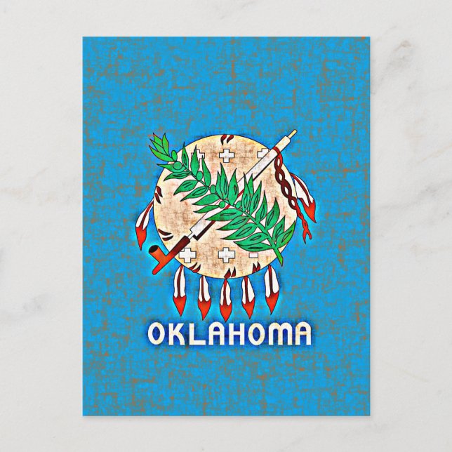 CARTÃO POSTAL OKLAHOMA FLAG (Frente)